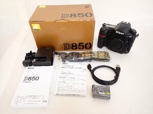 Nikon D850 ニコン デジタル一眼レフカメラ ボディ 動作品 XQD/SDカード対応 元箱・取説・充電器・ストラップ付き ÷ 6FF7F-1