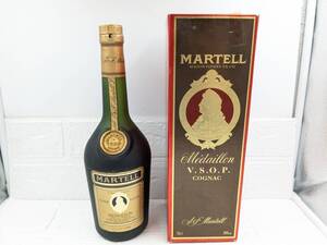 1円～【未開栓 古酒】マーテル MARTELL VSOP メダイヨン 金ラベル スペシャルリザーブ 700ml 40％ ブランデー コニャック 箱付き