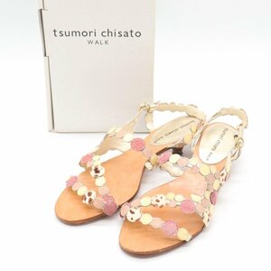 ツモリチサト サンダル ブランド シューズ 靴 レディース 23.5cmサイズ ピンク TSUMORI CHISATO