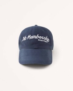 正規品 新品 Abercrombie＆Fitch アバクロンビー＆フィッチ ロゴ刺繍 ゴルフ ベースボールキャップ Golf Navy 男女兼用 調節可能