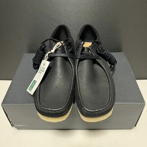 新品 Clarks Originals/クラークスオリジナルス/WALLABEE 2CLR/ワラビー 2カラー ブラック UK6.5 約24.5〜