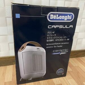 デロンギ DeLonghi カプスーラ セラミックファンヒーター HFX30C11-IW HFX30C11 セラミックヒーター 暖房 km1020