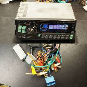 動作OK CDA-7897J アルパイン オーディオ 電源ハーネス付 1DIN CD FM AM ヘッドユニット ALPINE ファントムフェイス 当時物 @8081s