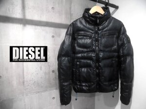 DIESEL ディーゼル ダウンジャケット L/ライダース ダウンブルゾン/DIESEL RIDERS DOWN JACKET/黒 ブラック/メンズ