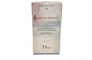 未使用 フィルム未開封 クリスチャン・ディオール Christian Dior　CAPTURE TOTALE セラムファンデーション 020 LIGHT BEIGE 30ml KES-2386