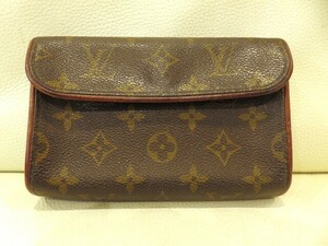 訳あり ルイヴィトン ポシェット ミニ バッグ モノグラム LOUIS VUITTON ポーチ 小物入れ 化粧ポーチ 財布 