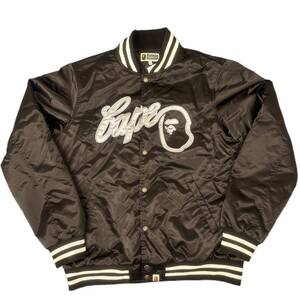 A BATHING APE ア ベイシング エイプ BASEBALL JACKET ジャケット スタジャン XL