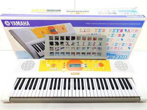 A170 動作確認済 YAMAHA ヤマハ 電子キーボード PORTATONE EZ-J210 電子ピアノ キーボード 内臓ソング100曲