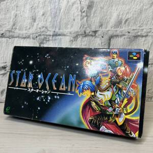 ●【YH-0996】中古現状品 NINTENDO ニンテンドー ENIX エニックス スターオーシャン スーパーファミコン SFC ソフト 箱・取説有