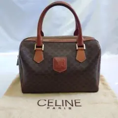 美品 CELINE マカダム柄 ハンドバッグ