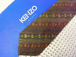 ♪36291C♪良品【刺繍 デザイン 柄】ケンゾー【KENZO】ネクタイ