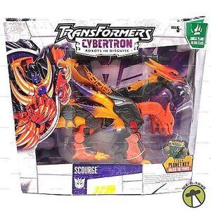 Transformers Cybertron Robots in Disguise Scourge w/ Planet Key 2005 Hasbro 海外 即決