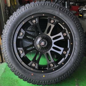 最後の1セット!! ハイラックス プラド FJクルーザー 275/55R20 20インチ タイヤホイールセット 9J +15 139.7 6穴 ATTURO TRAIL BLADE XT