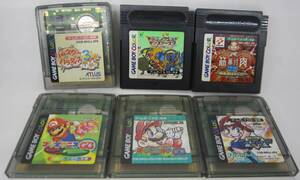 【中古】ゲームボーイカラーソフト6本セット！