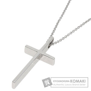 TIFFANY&Co. ティファニー メトロクロス ネックレス K18ホワイトゴールド レディース 中古