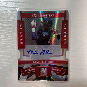 2010 Panini Elite Extra Edition Niko Goodrum auto 50枚限定