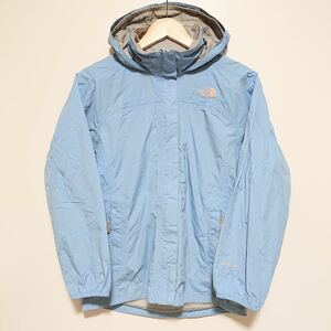 H8901gg THE NORTH FACE｜ザノースフェイス サイズL/G （140〜150cm）マウンテンパーカー 水色 キッズ アウトドア 通学 古着 キャンプ 上着