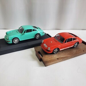 VITESS ビテス 1/43 「PORSCHE 911 ORANGE」と「PORSCHE Carrera ROAD CAP GREEN」2台セット 新品未使用 404