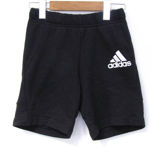 アディダス ショートパンツ ボトムス ハーフパンツ スウェット スポーツウエア キッズ 男の子用 140サイズ ブラック adidas