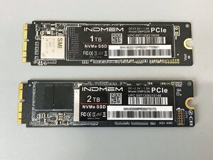 ★中古品★ INDMEM　MacBook専用SSD　DMPG3N　1TB×1枚・2TB×1枚 （11024103016736MI）