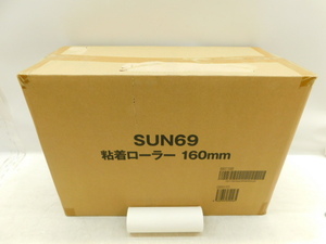 ★友1316 未使用 SUN69 粘着ローラー 160mm 90周巻 72本 まとめて 粘着クリーナー コロコロ スペアテープ 付け替え 替えテープ 32404101