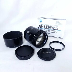 【送料無料】 MINOLTA ミノルタ AF 100mm F2 (32) カメラレンズ 中望遠 単焦点 大口径 USED /2406C