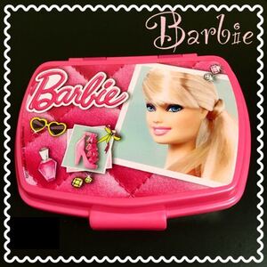 Barbie バービー　ランチボックス　サンドイッチボックス　小物入れ　新品未使用保管品　正規品　送料込み