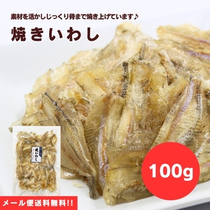 【送料無料】【メール便】【110g×1袋】骨ごとまるごと召し上がれます！焼きいわし 110g