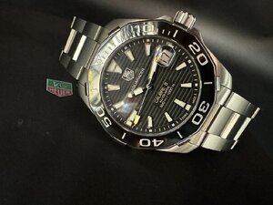 〓 【TAG HEUER タグホイヤー WAY211A アクアレーサー CALIBRE5 デイト 自動巻 メンズ 腕時計 箱付き】HO9953