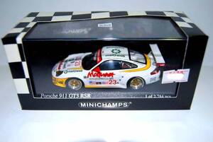 ●●新品1/43　ポルシェ９１１ＧＴ３　ＲＳＲ2004