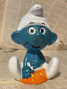 ☆1980年代/スマーフ/トーキングフィギュア/即決ビンテージUSA/Chatter Chums/Talking Figure(Smurf) SM-162