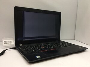 ジャンク/ LENOVO 20H6A0CKJP ThinkPad E570 Intel Core i3-6006U メモリ4.1GB ストレージ無し 【K00234】