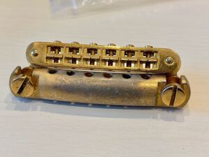 1989 Gibson Les Paul Custom 取り外し Nashville Tune O Matic Tailpiece Gold Parts Made In Germany刻印 ギブソン レスポールカスタム