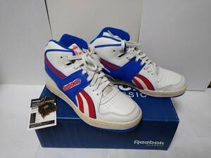 新品プロレガシーミッドビンテージ（26cm）リーボッククラシック/PRO LEGACY MID VINTAGE/REEBOK CLASSIC/ 白青赤・トリコロールカラー