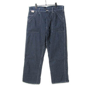 SUGAR CANE シュガーケーン ワークパンツ SC40786 9oz. WABASH STRIPE ENGINEER PANTS インディゴ 36 27108068