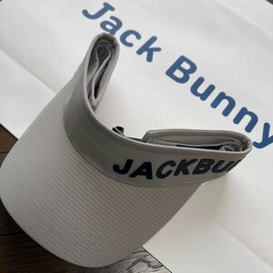 送料無料ジャックバニーbyパーリーゲイツ最新JACK BUNNY機能性サンバイザー撥水速乾通気性軽量STRETCHアジャスターベルトunisex Beige新品