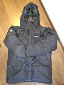 モンベル mont-bell パウダーランド 1101443 ダウン 黒 BLACK L 極寒 防風 GORE-TEX ゴアテックス 雨風 キャンプ アウトドア 登山