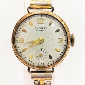 CHOFFAT　17石　18K　手巻き　腕時計　　金時計