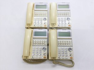 ★本州送料無料★ SAXA（サクサ） TD510(W)×4台セット 18ボタン標準電話機(白) 中古ビジネスフォン (管理番号1573）