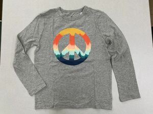 ■ＧＡＰ■新品■130■ギャップ■グレー■完売品■人気ロングＴシャツ■ロンＴ■ＵＳＡ■2-2