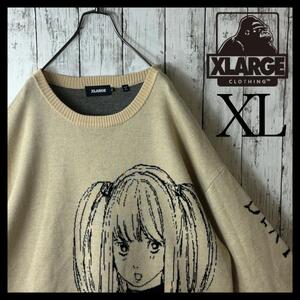 【激レア】XLARGE エクストララージ デスノートコラボ ミサ XL ベージュ 黒 弥海砂