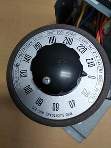 東京理工舎 スライドトランス RSC-2.5 ジャンク 200V 50/60Hz ヤフオクのみ出品 商品説明必読