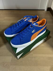 【新品28.5cm】PUMA SUEDE TEAMS 青×橙 380168-01 プーマ スウェード チームス ニックス カラー