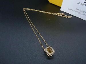 ■新品同様■ SWAROVSKI スワロフスキー ネックレス アクセサリー レディース ゴールド系 FA7794