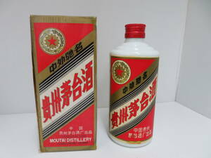 古酒　貴州　茅台酒　星ラベル　1981年　未開栓　500ｍｌ　54％　箱付　913ｇ　麦　マオタイ　Moutai