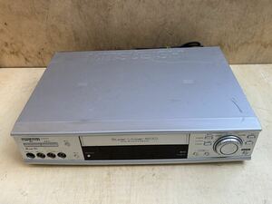 MITSUBISHI HV-BX500　S-VHSビデオデッキ　通電再生動作確認済み その他動作未確認 リモコンがない　ジャンク