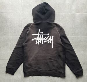 Stussy ステューシー　プルオーバー　パーカー　バックロゴ　フェード　ヴィンテージ