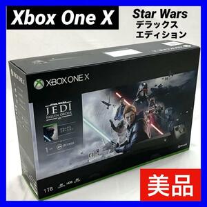 【美品】Xbox One X Star Wars ジェダイ:フォールン・オーダー デラックス エディション 同梱版 スターウォーズ 限定版 ゲーム 本体