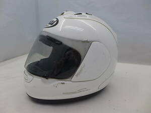 2012年 RX-7 RR5 アライ M サイズ パール 白 フルフェイス Arai 57-58cm Arai RRV