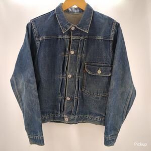 【ビンテージ】LEVI’S 506XXオリジナル 針シンチ LS.CO大文字 赤タブ BIGE ボタン裏刻印無し ダメージ等有 リーバイス 中古 ◆3104/磐田店